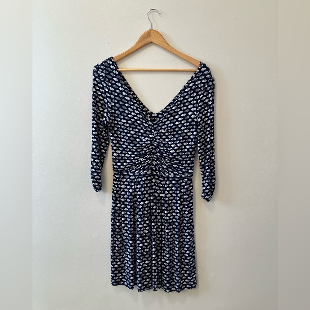 Tart Blue & White Patterned Dress